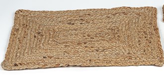 Jute Rect Placemat 33 x 45cm 